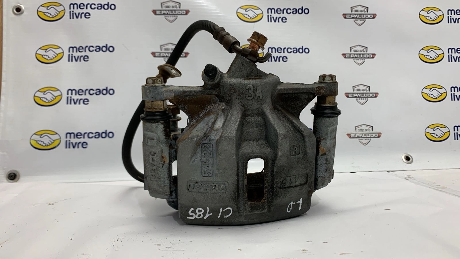 PINÇA FREIO DIANTEIRA DIREITA SEM ABS TOYOTA COROLLA XEI 1.8 16V 1998 A 2002