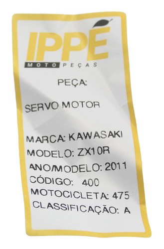 Servo Motor Kawasaki Zx10r (475) 2011