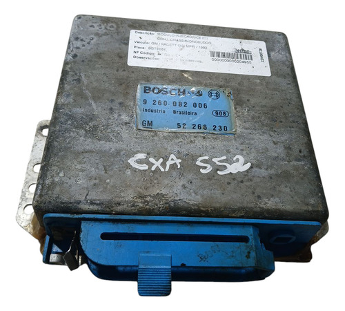 Módulo De Injeção Gm Kadett Gsi 1992 (ap) Cxa 552
