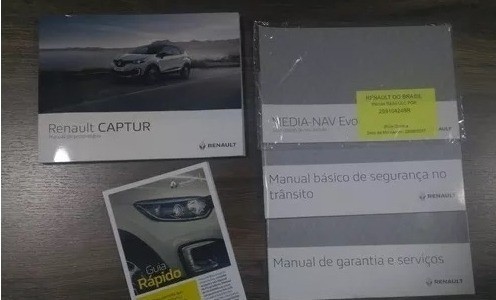 Manual De Instruções Captur Zen 1.6 16v 2017/2018 Original