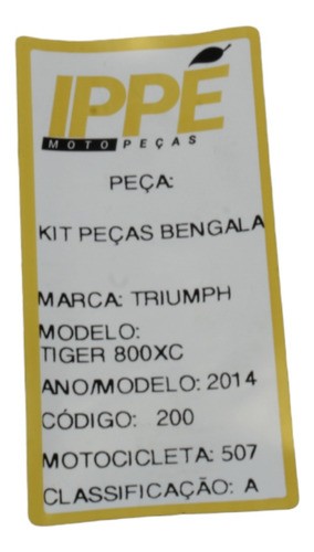 Kit Peças Bengala Triumph Tiger 800xca (507) 2014