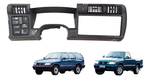 Moldura Painel Instrumentos S10 Blazer 1995 A 2000 Completo