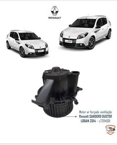 Motor Ar Forçado Ventilação Interna Sandero 1.0 2013 2014