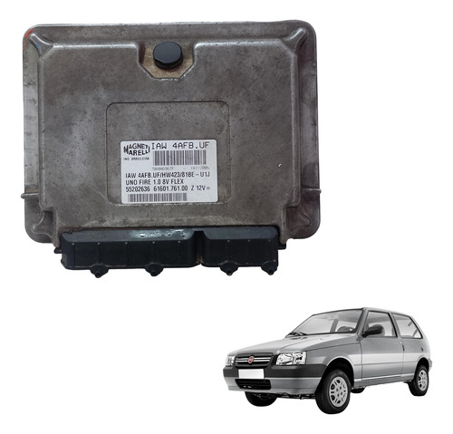 Módulo Injeção Fiat Uno 1.0 8v Flex 2005 A 2010 Iaw4afbuf