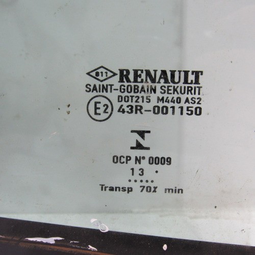 Vigia Vidro Porta Traseira Direita Renault Sandero Ano 2008 Á 2013