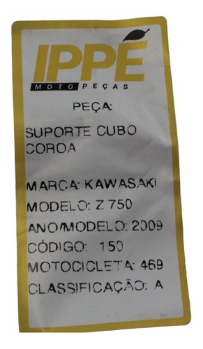 Suporte Cubo Coroa Kawasaki Z750 (469) 2009