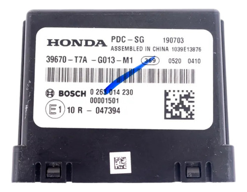 Módulo Central Honda Hr-v 2018/21 Original 39670t7ag013m1