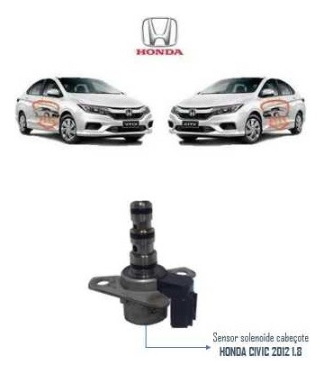  Sensor Solenoide Cabeçote Honda Civic 2012 1.8