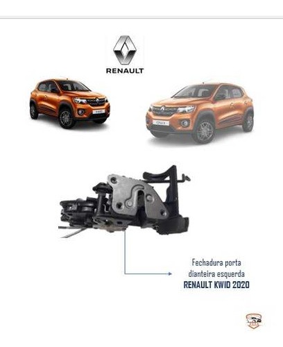 Fechadura Porta Dianteira Esquerda Renault Kwid 2020