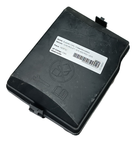 Tampa Caixa Fusivel Chevrolet Gm S10 2.4 Flex 2012 2016