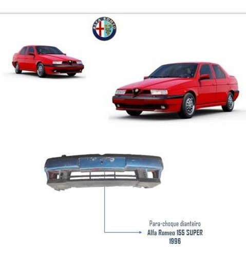 Parachoque Dianteiro Alfa Romeo 155 Super 1996