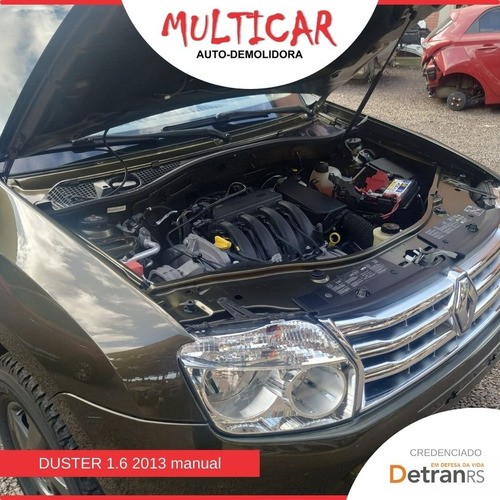 Duster 1.6 2013  Em Peças  Caixa Motor 89 Mil Km 