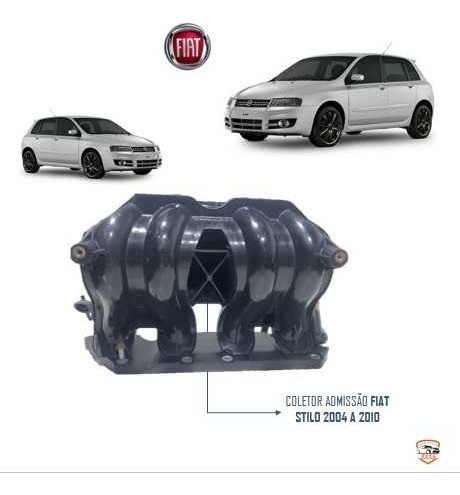 Coletor Admissão Motor Fiat Stilo 1.8 8v Flex 2009 2010 2011