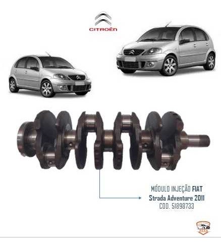 Eixo Virabrequim Motor Citroen C3 1.5 8v 2013 2014 2015 2016