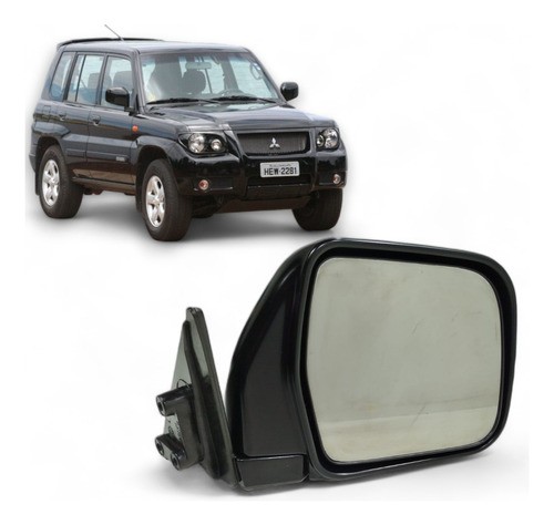 Espelho Retrovisor Direito Para Adaptação Mitsubishi Pajero