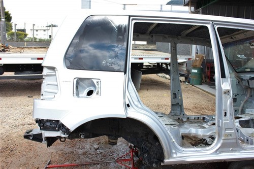 Lateral Caixa Ar Tras/diant Ld Pajero Tr4 Flex 10/15 Usado (