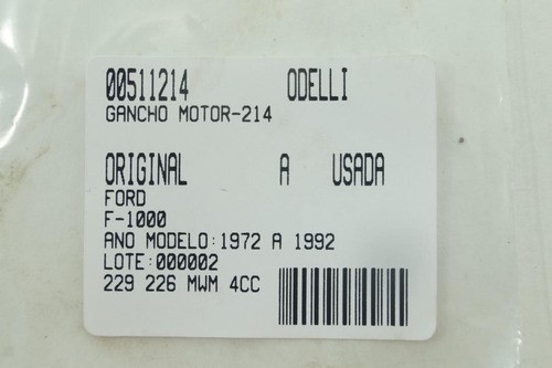 Gancho Motor F-1000 72/92 Usado (214)