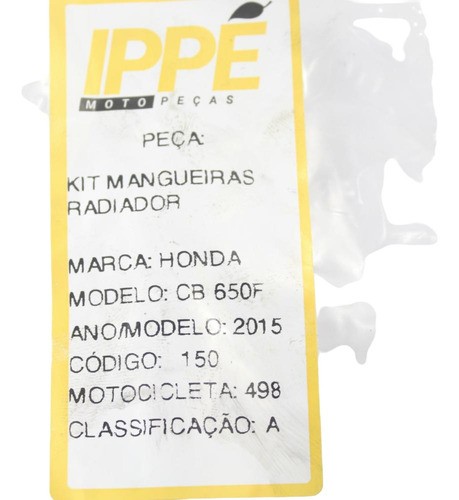 Kit Mangueiras Radiadores Cb 650f (498)