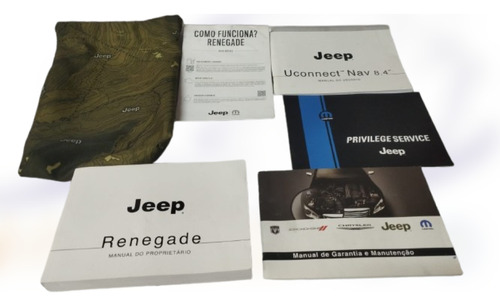 Manual Proprietario Jeep Renegade  Novo  25119