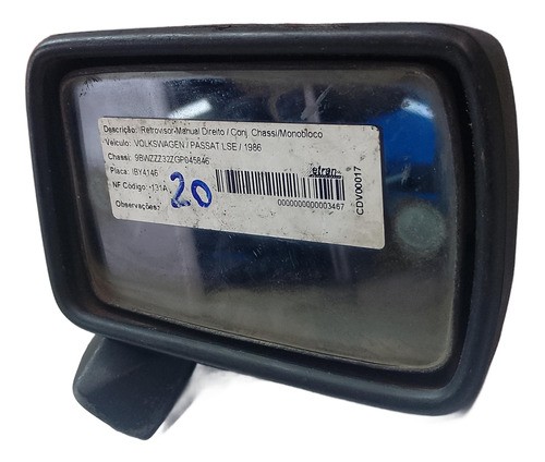 Retrovisor Passat Direito 1983 1984 1985 1986 1987 Usado