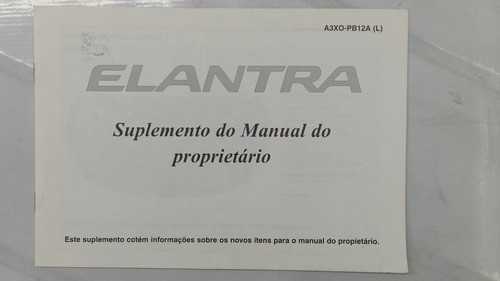 Manual Proprietário Hyundai Elantra 2011 2012 2013 2014