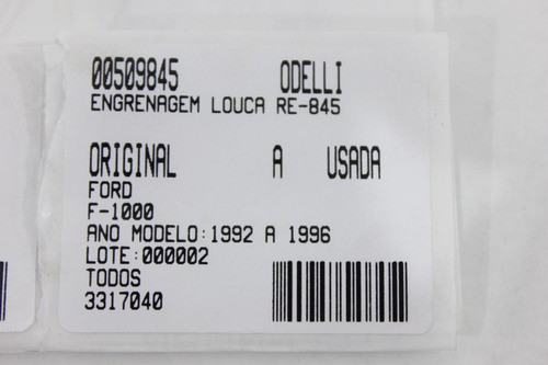 Engrenagem Louca Re F-1000 92/96 Usado (845)