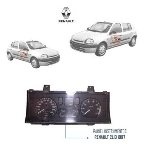 Painel Instrumento Velocimetro Renault Clio 1996 1997 1998