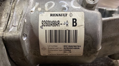 Compressor De Ar Renault Sandero 1.0 3cc 2018 A 2021