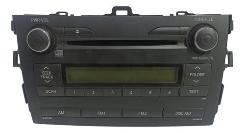 Radio Cd Player Toyota Corolla 2012 2014 Original 16159