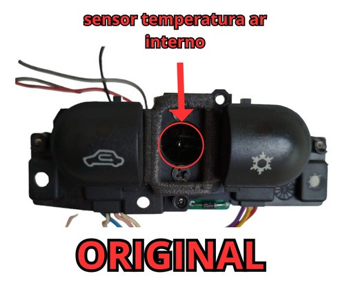 Botão Ar Condicionado Fiat Marea Brava Sem Conector Original