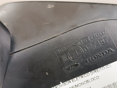 Retrovisor Elétrico Civic Direito 2012 2013 2014 2015 2016  