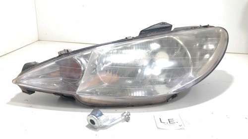 Farol Dianteiro Peugeot 206 99 Até 08 Lado Esquerdo Cromado