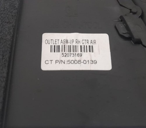 Difusor De Ar Central Dir Gm S10 High Country 2022 52073169