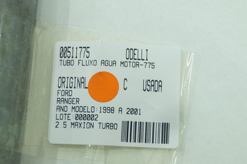 Tubo Fluxo Água Motor Ranger 98/01 Usado (775)