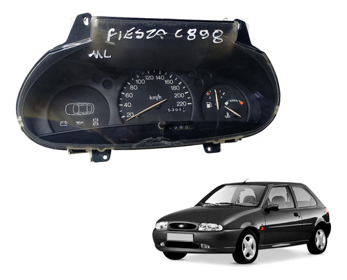Painel Instrumentos Fiesta Courier 96 97 98 99 2002 Detalhes