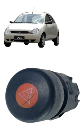 Botão Alerta Ford Ka 1997 A 2007 Original