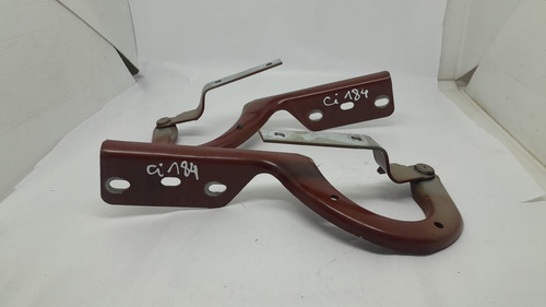 Par Dobradiças Capô Ford Fiesta 1998 A 2002