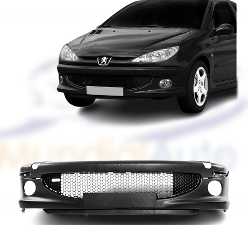 Parachoque Dianteiro Peugeot 206 2004/11 C/ Grade Novo 15588