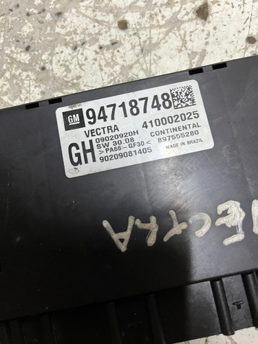 Módulo Conforto Vectra Gt 2006 A 2011 94718748