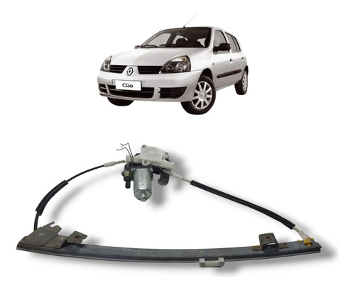 Máquina Vidro Dianteira Esquerda Renault Clio 2008 (al)