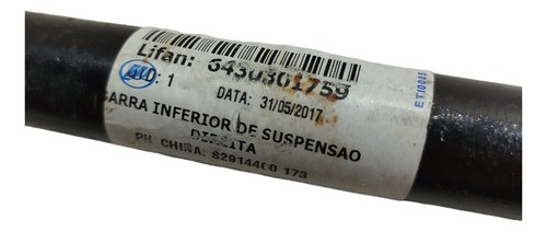 Barra Inferior De Suspensão Traseira Direita Lifan X60