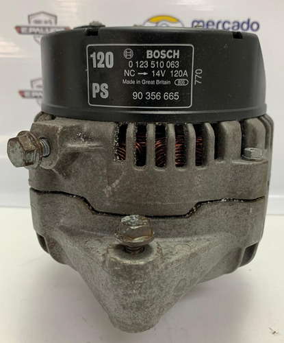 Alternador Bosch 120a 12v Gm Vectra 1.8 2.0 2.2 0123510063