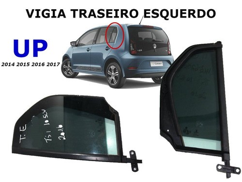 Vidro Vigia Porta Traseira Esquerda Up 2014 2015 2016 2017