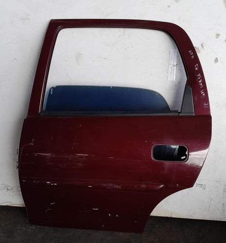 Porta Traseira Esquerda Bordô Gm Corsa Wind 1997