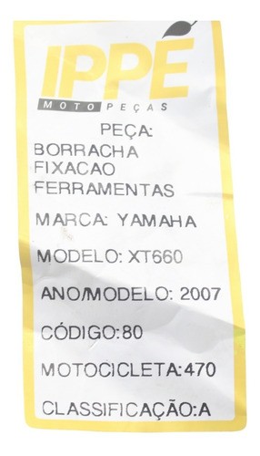 Borracha Fixação Das Ferramentas Xt 660 (470)