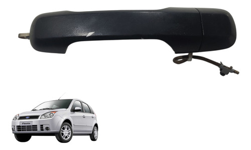 Maçaneta Traseira Direita Ford Fiesta 2010 (al) Com Detalhe