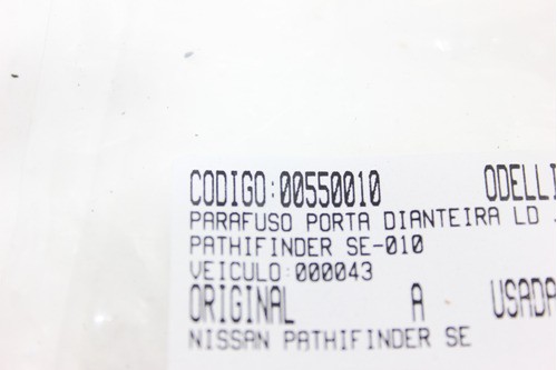 Parafuso Porta Diant Ld Jg Pathifinder Se 98/04 Us (010)