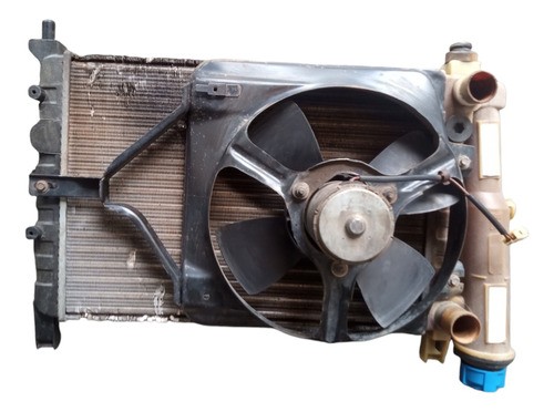 Radiador Motor Ventoinha Defletor Ventilador Fiat Fiorino 03