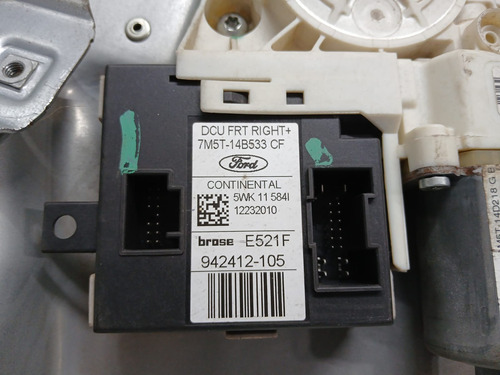 Maquina Vidro Porta Dianteira Direita Ford Focus 2009 A 2013
