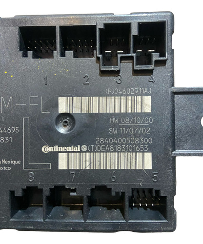 Módulo Central Controle Porta D.e Jeep Cherokee 2011 A 2013
